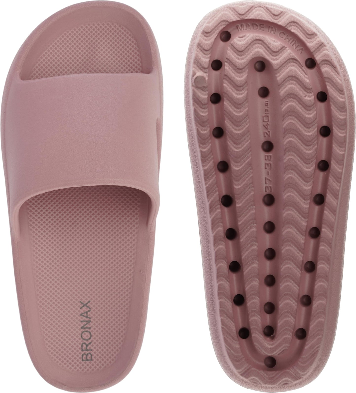 BRONAX Arch Support Slides for Women and Mens | Cushioned Thick Sole Pain Relief Slippers