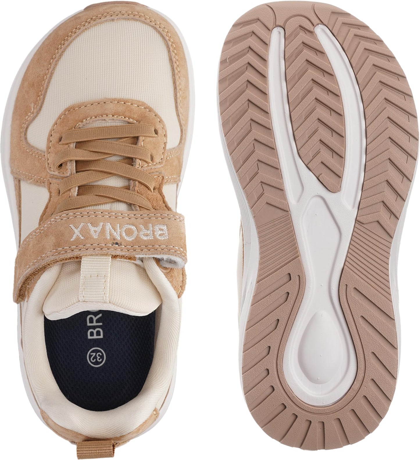 BRONAX Little/Big Kids Wide Toe Box Athletic Sneakers | Casual Tennis Shoes for Boys/Girls