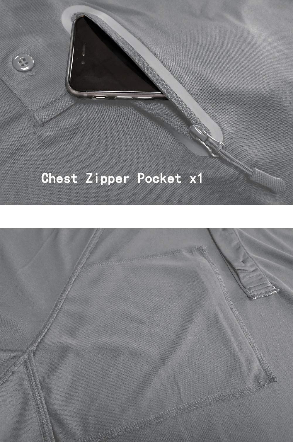 MAGNIVIT Men's Tactical Short and Long Sleeve Polo Shirts Outdoor Performance Military Cargo T-Shirts