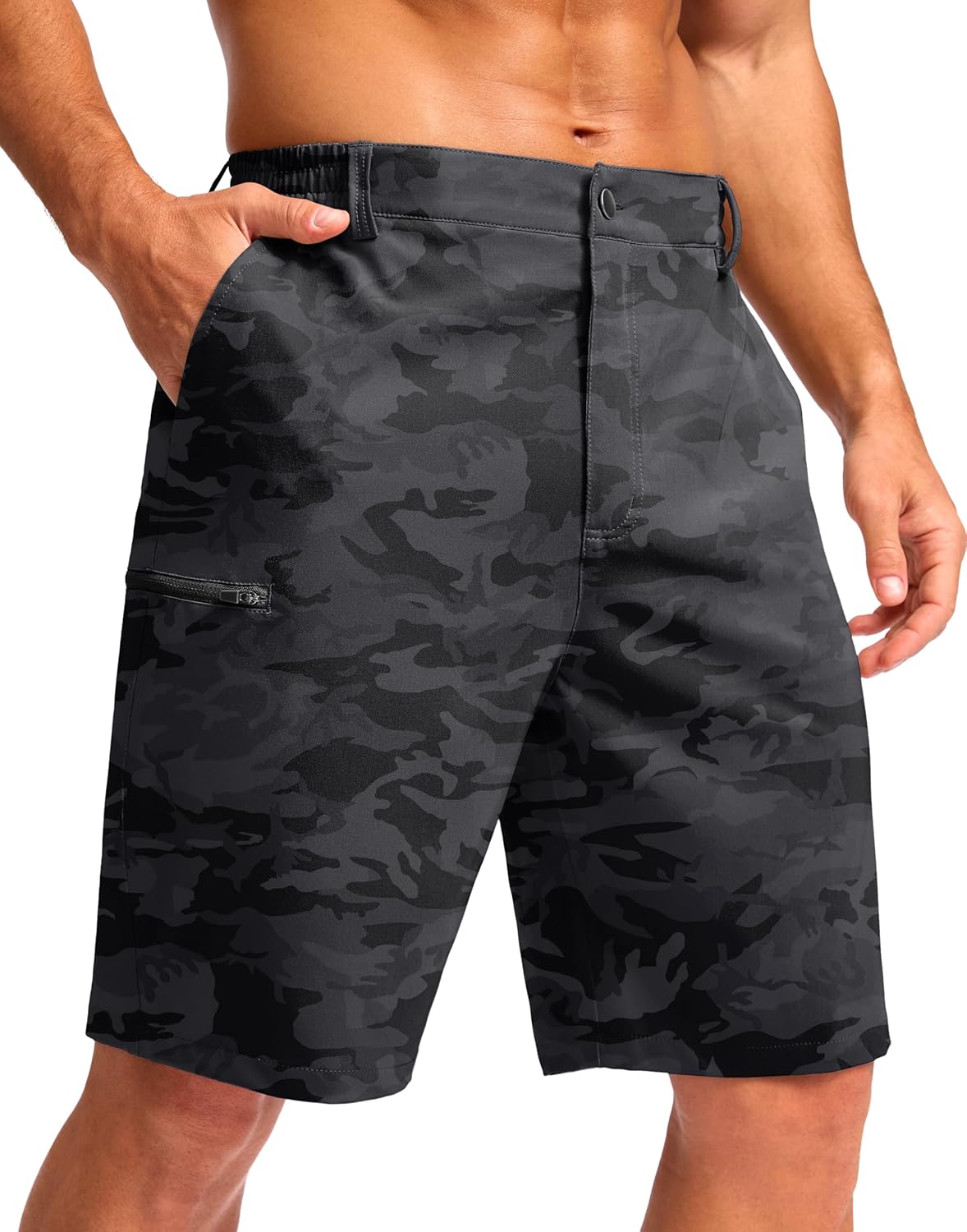 G Gradual Men's Casual Shorts 7"/ 9" Lightweight 4 Pockets Stretch Quick-Dry Summer Shorts for Golf Work Hiking Trips