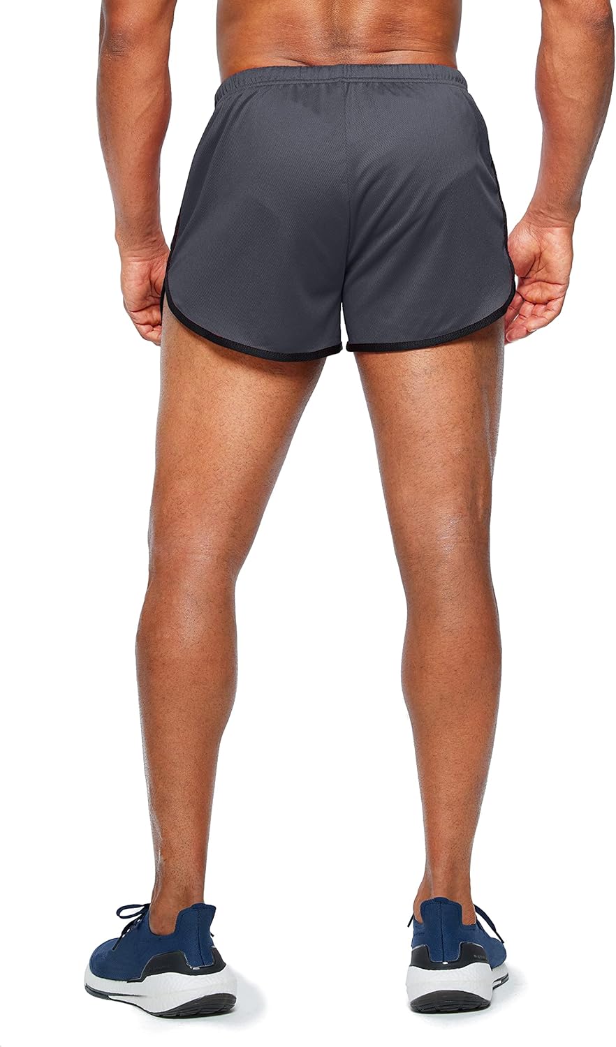 G Gradual Men's Running Shorts 3 Inch Quick Dry Gym Athletic Jogging Shorts with Zipper Pockets