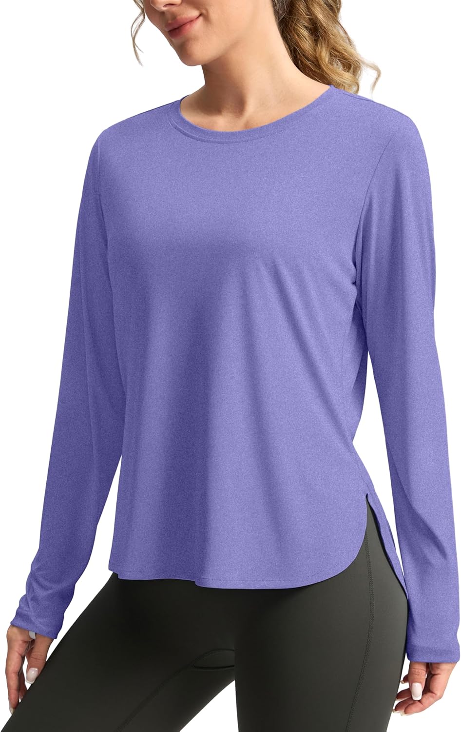 Women's Sun Shirts UPF 50+ Long Sleeve UV Protection Shirt Lightweight Quick Dry Workout Hiking Tops for Women