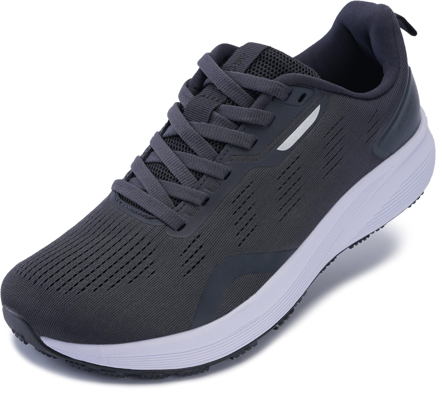BRONAX Men's Wide Toe Box Running Shoes | Natural Foot Shape Tennis Sneakers