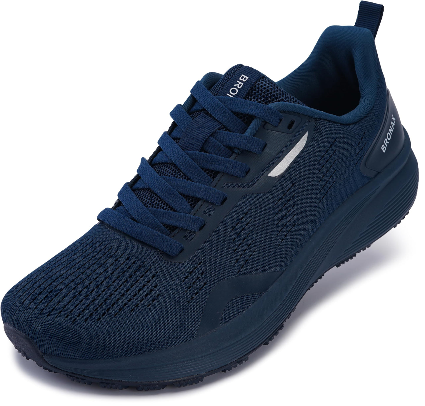 BRONAX Men's Wide Toe Box Running Shoes | Natural Foot Shape Tennis Sneakers