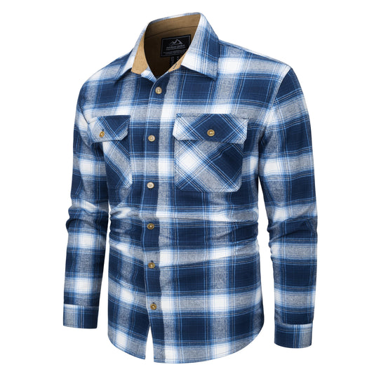 MAGNIVIT Men's Button Down Regular Fit Long Sleeve Plaid Flannel Casual Shirts