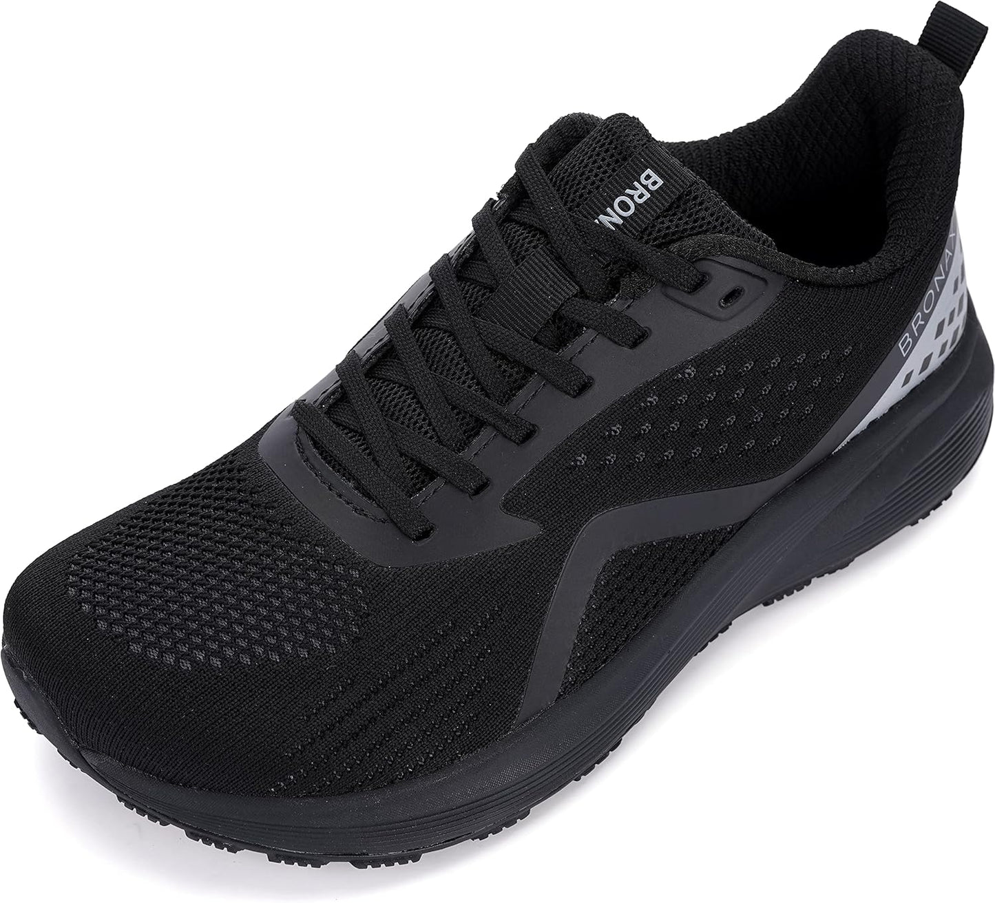 BRONAX Mens Wide Running Shoes Size 11 Black